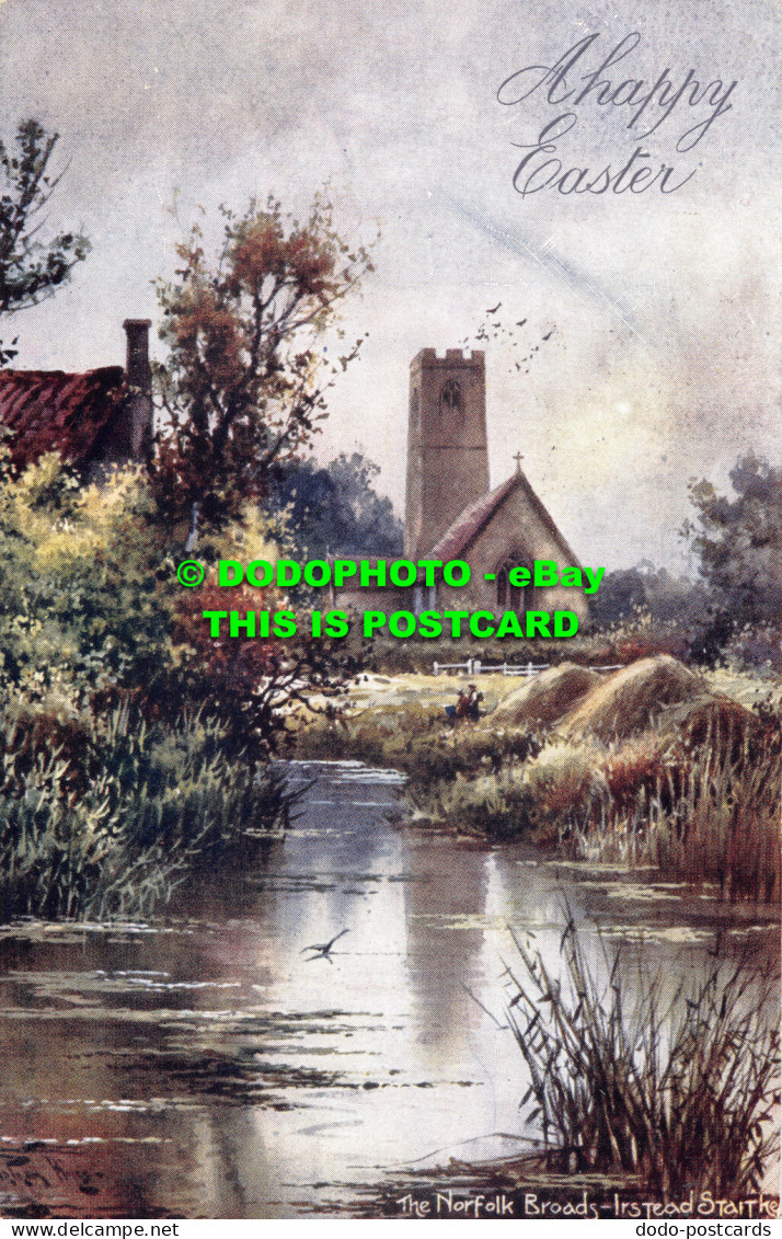 R475068 The Norfolk Broads. Irstead Staithe. Series IV. Tuck. Oilette. 6488. 190 - Welt