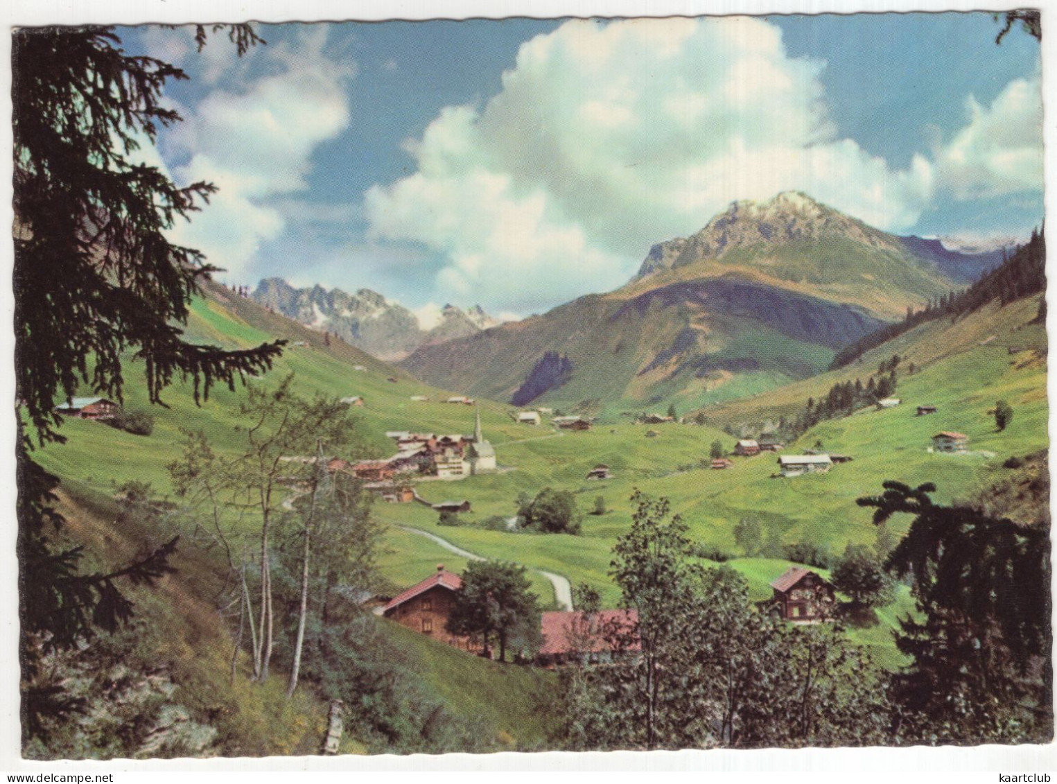 St. Antönien (1420 M) Mit Scheienfluh Und Schollberg -  (Schweiz-Suisse-Switzerland) - 1967 - Luzein