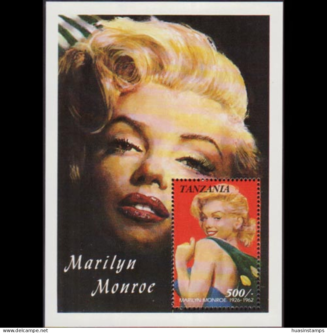 TANZANIA 1992 - Scott# 813 S/S Marilyn Monroe MNH - Tansania (1964-...)