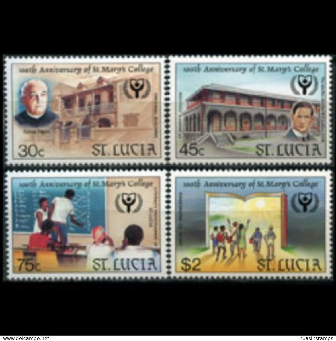 ST.LUCIA 1990 - Scott# 965-8 Literacy Year Set Of 4 MNH - St.Lucie (1979-...)