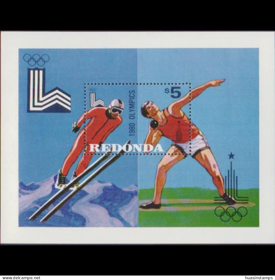 REDONDA 1980 - Olympics MNH - Antigua Und Barbuda (1981-...)