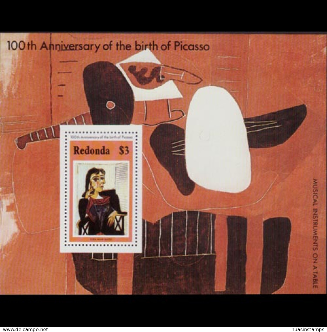 REDONDA 1981 - Picasso Ptgs MNH - Antigua Und Barbuda (1981-...)