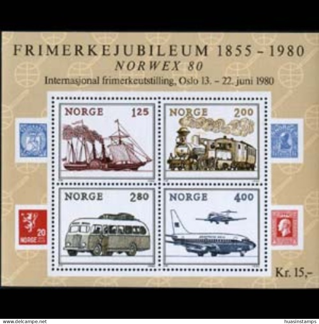 NORWAY 1980 - Scott# 765 S/S Transport MNH - Nuovi