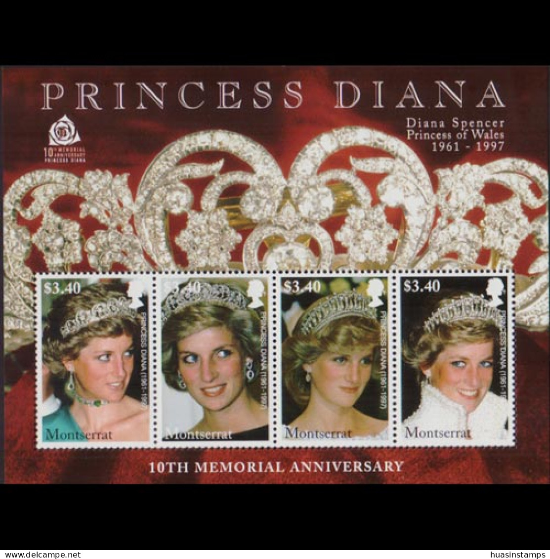 MONTSERRAT 2007 - Scott# 1189 S/S Princess Diana MNH - Montserrat