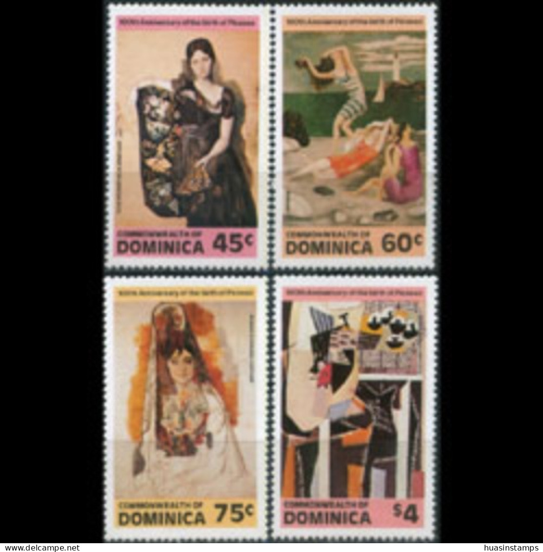 DOMINICA 1981 - #739-42 Picasso Paintings Set Of 4 MNH - Dominica (1978-...)