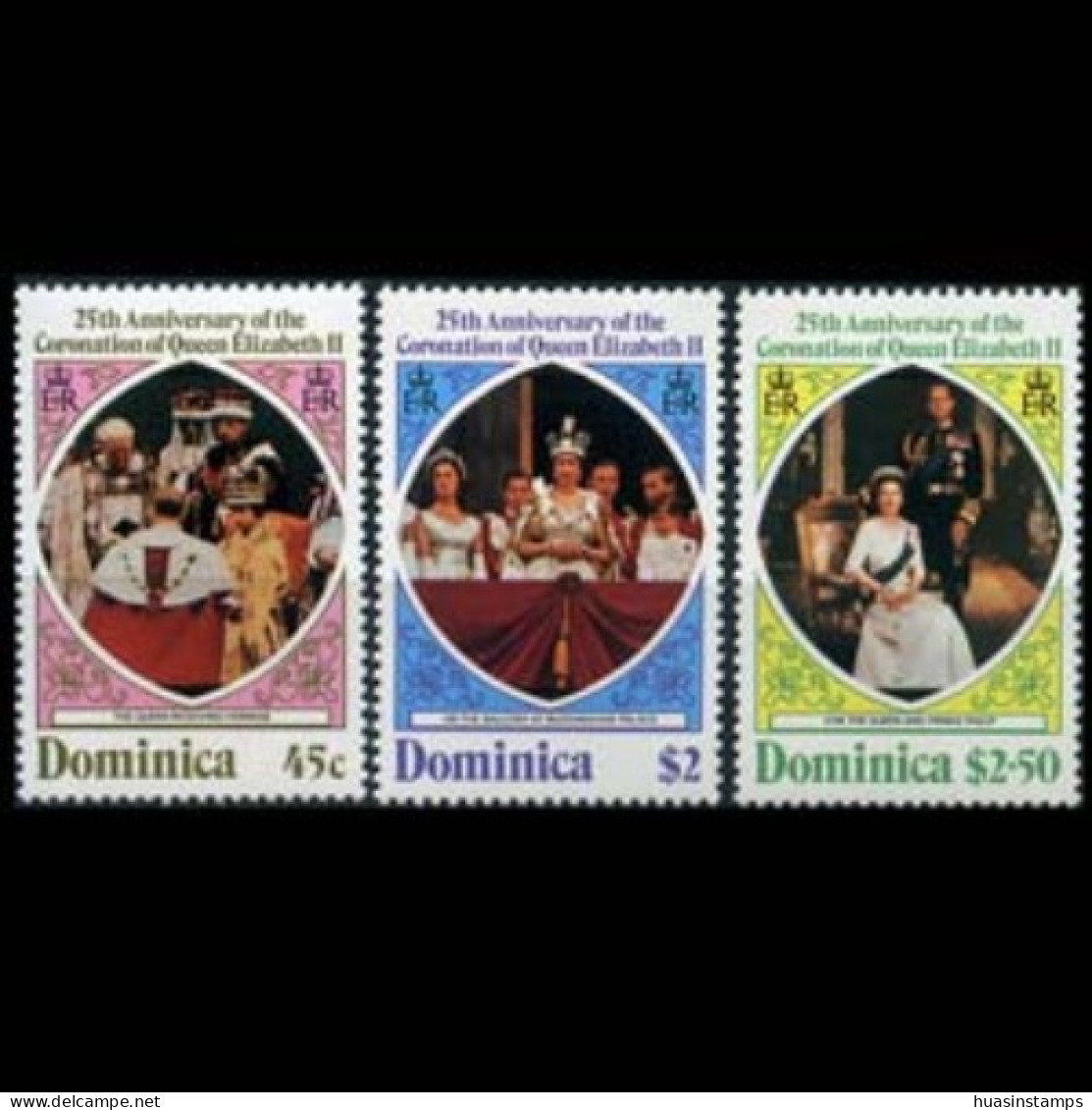 DOMINICA 1978 - Scott# 570-2 Coronation Set Of 3 MNH - Dominica (1978-...)