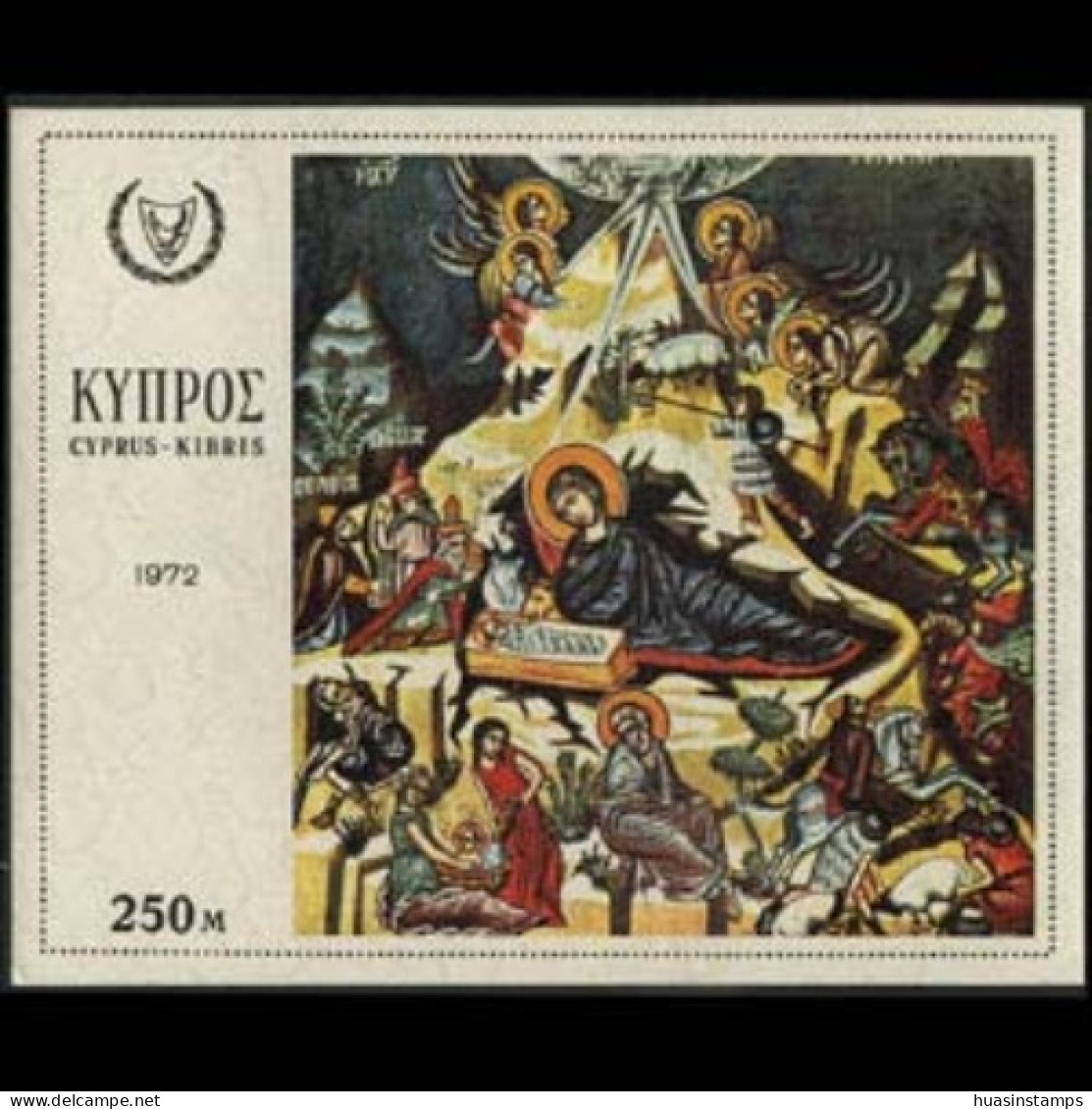 CYPRUS 1972 - Scott# 393 S/S Christmas MNH - Chipre (...-1960)