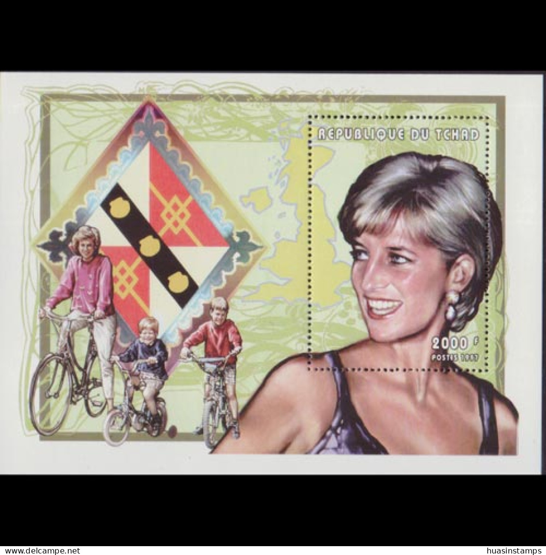 CHAD 1997 - Scott# 715 S/S Princess Diana MNH - Ciad (1960-...)