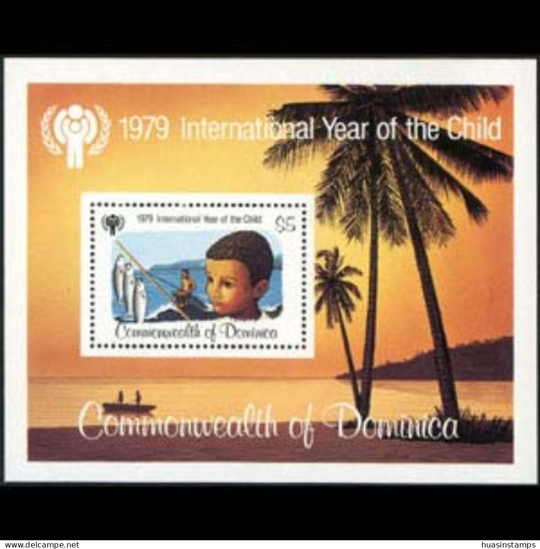 DOMINICA 1979 - Scott# 617 S/S Children Year MNH - Dominique (1978-...)