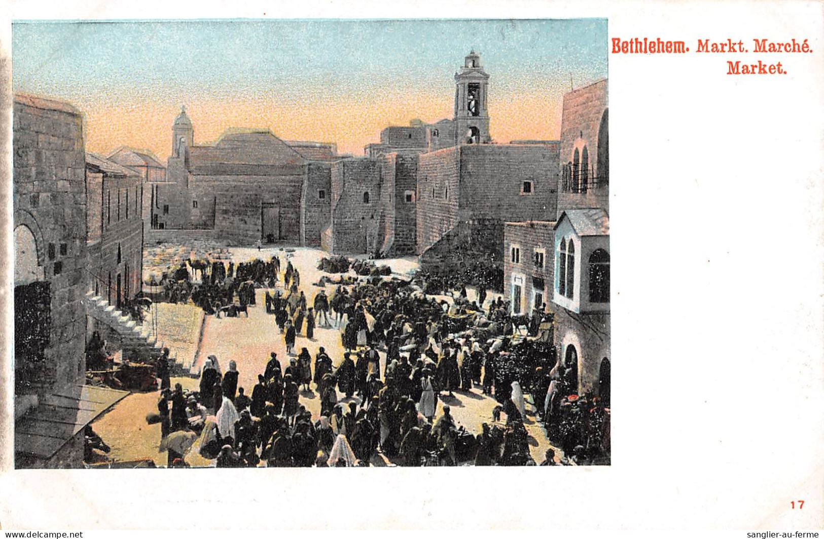 CPA / PALESTINE / BETHLEHEM / MARCHE / MARKET - Palestine