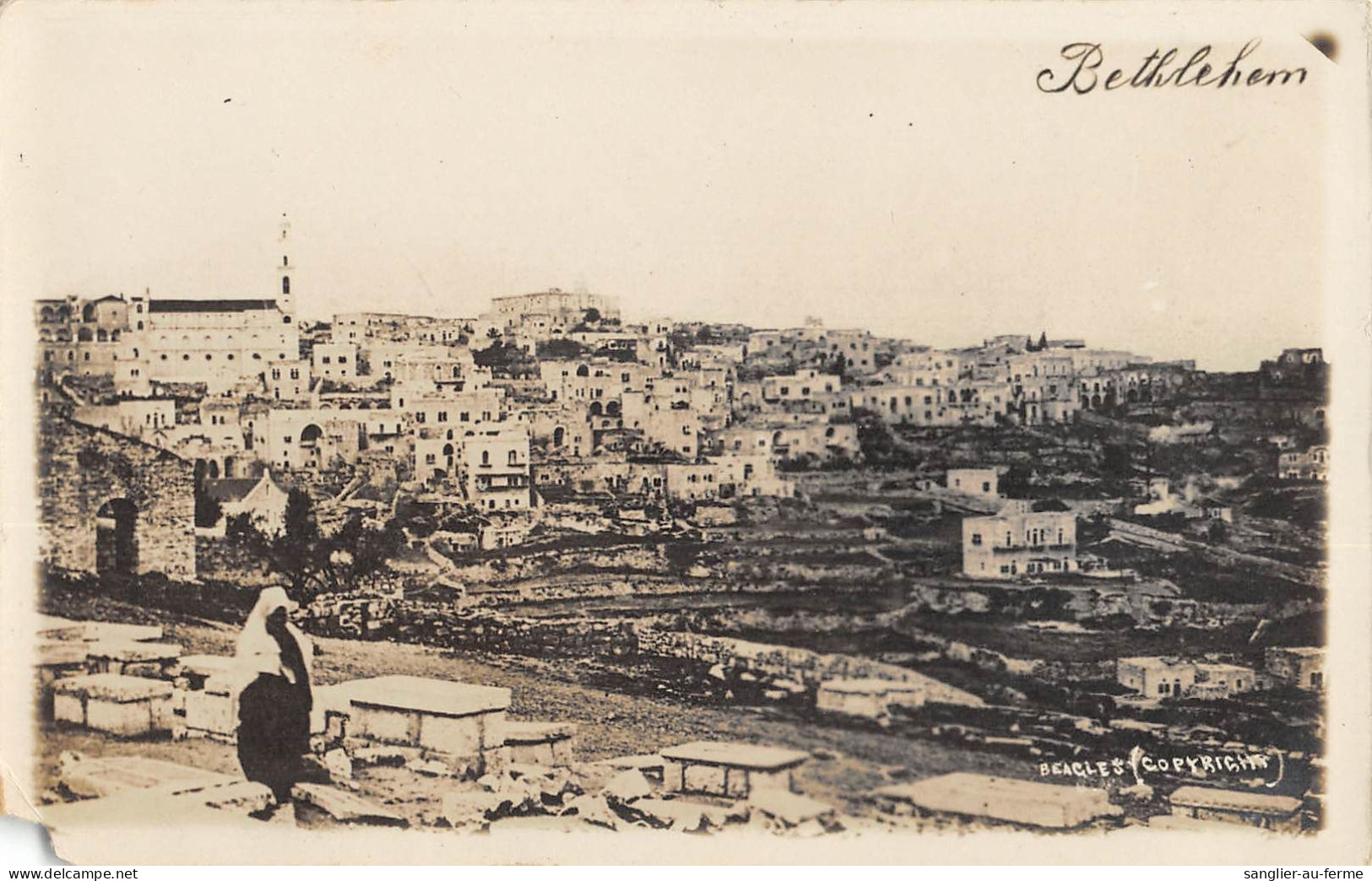 CPA / PALESTINE / BETHLEHEM / CARTE PHOTO / Cliché Unique - Palästina