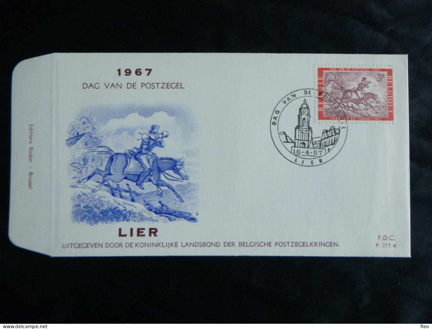 1967 1413 FDC ( Lier)  : "  Journée Du Timbre/Dag Van De Postzegel 1967  " - 1961-1970