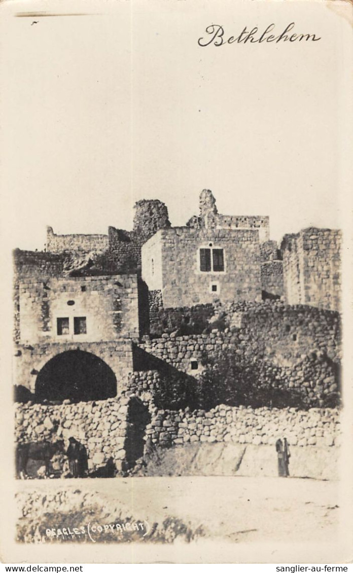 CPA / PALESTINE / BETHLEHEM / CARTE PHOTO / Cliché Rare - Palästina