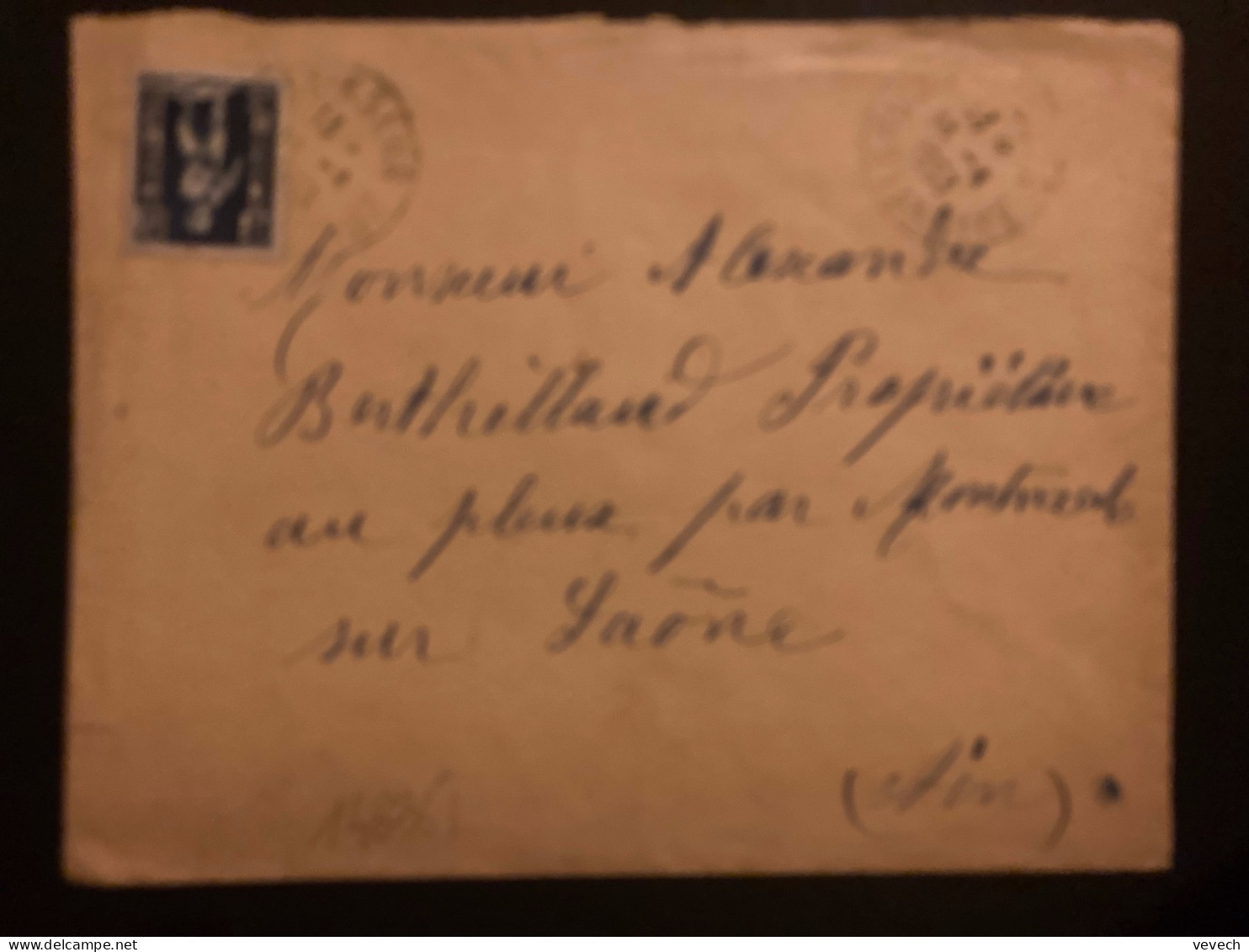 LETTRE Pour La FRANCE TP AIGLON 5F OBL.15-4 1953 EL-KSEUR CONSTANTINE - Cartas & Documentos