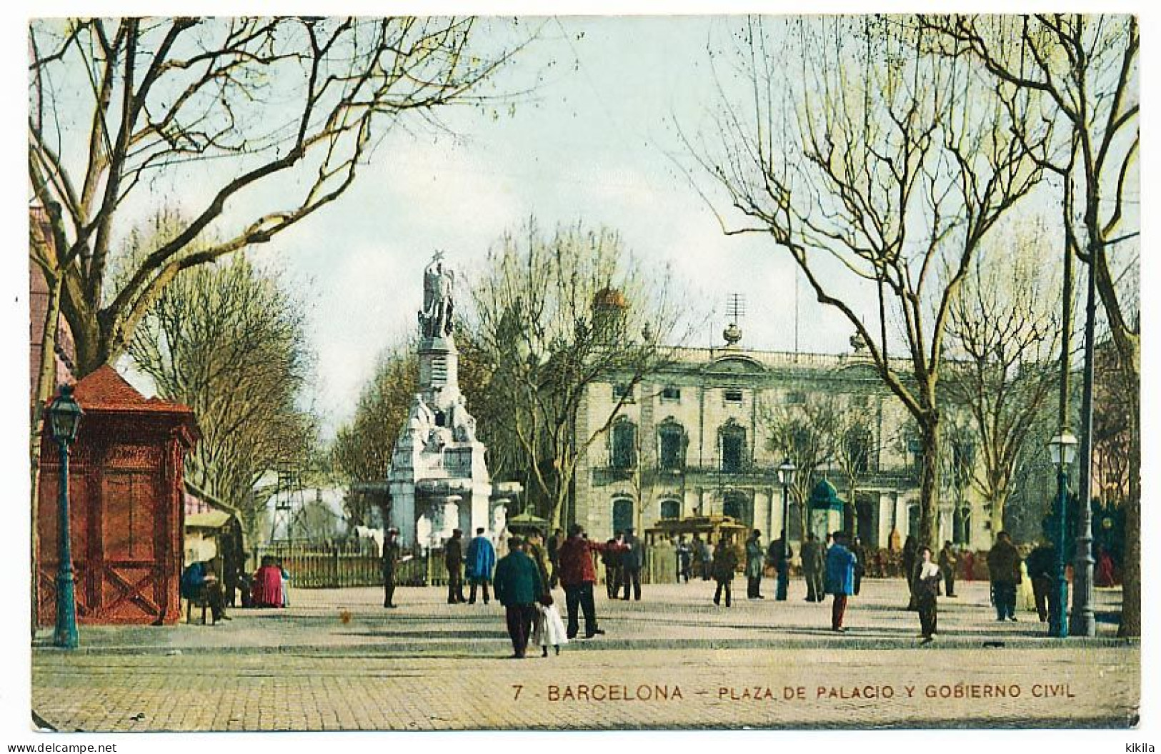 CPA 9 X 14 Espagne (7) BARCELONE BARCELONA  Plza De Palacio Y Gobierno Civil - Barcelona