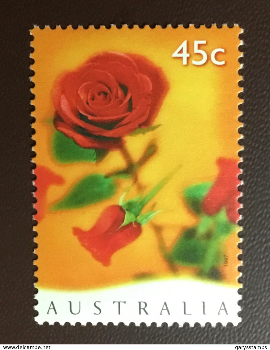 Australia 1997 Valentine’s Day Roses Flowers MNH - Roses