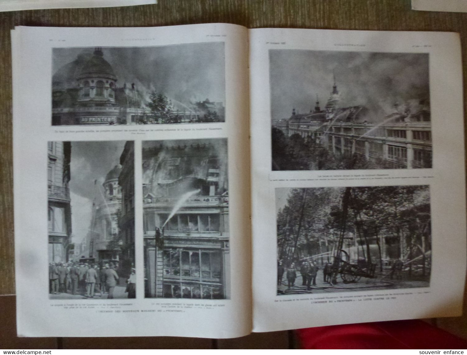 L'Illustration Octobre 1921 Catastrophe D'Oppau Badische Anilin Bernard De Romanet Mothe Sainte Héray Printemps Incendie - L'Illustration