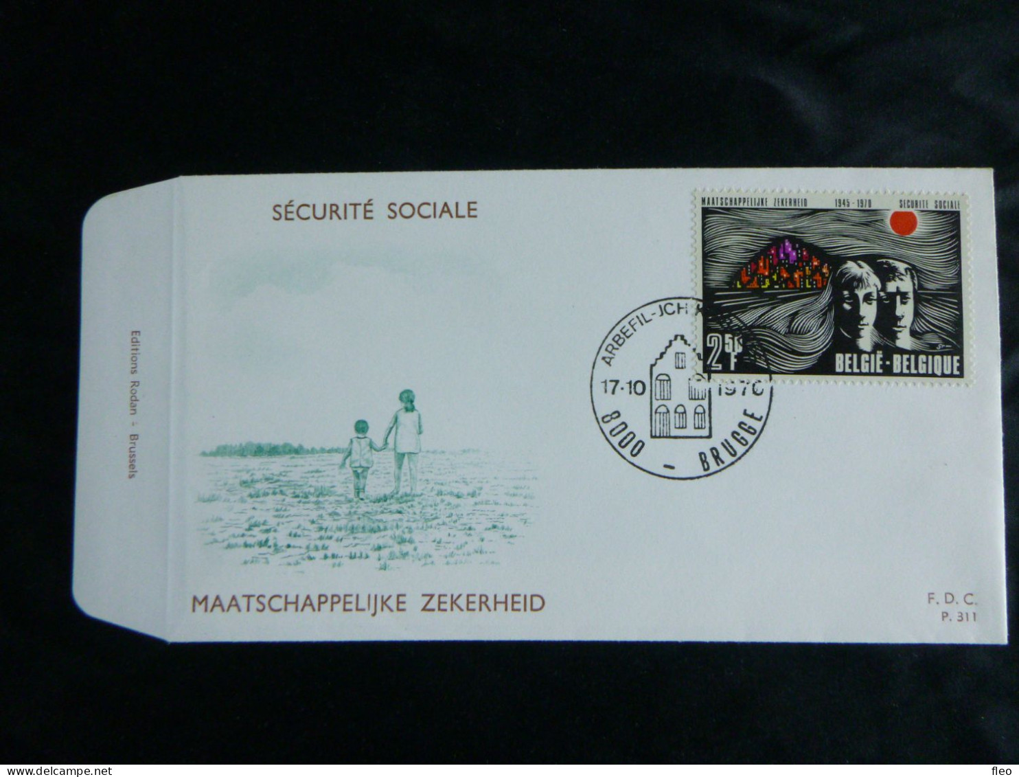 1970 1555 FDC  ( Brugge ) Nice Quality!  : " 25e Verjaardag Van De Maatschappelijke Zekerheid In België " - 1961-1970