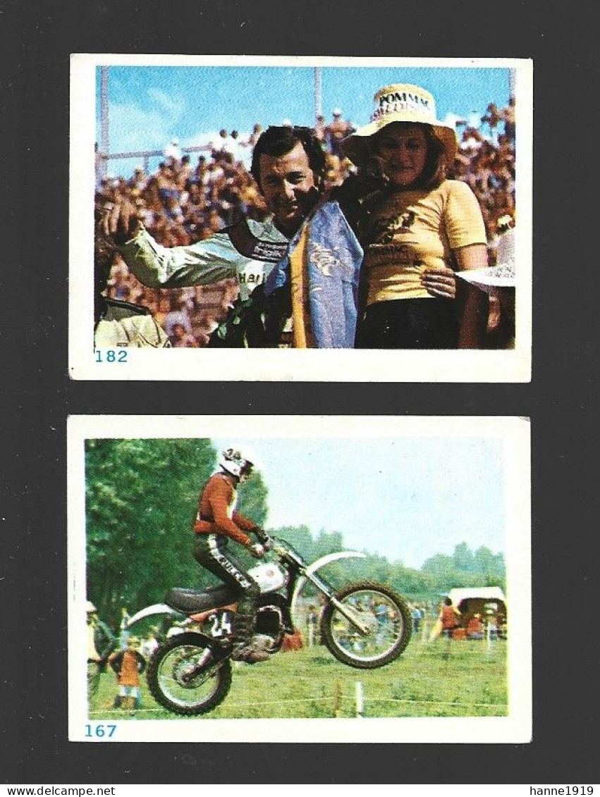 Motorcross Race Angelo Pantelli Fredo Mazzoni Konig & Rolf Biland Fredy Freiburgshaus Yamaha Lot 6 Cartes Htje - Otros & Sin Clasificación