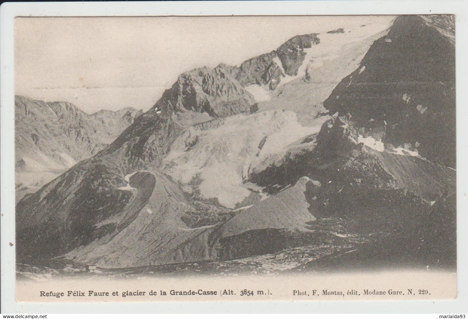 PRALOGNAN LA VANOISE - SAVOIE - REFUGE FELIX FAURE ET GLACIER DE LA GRANDE CASSE - Pralognan-la-Vanoise