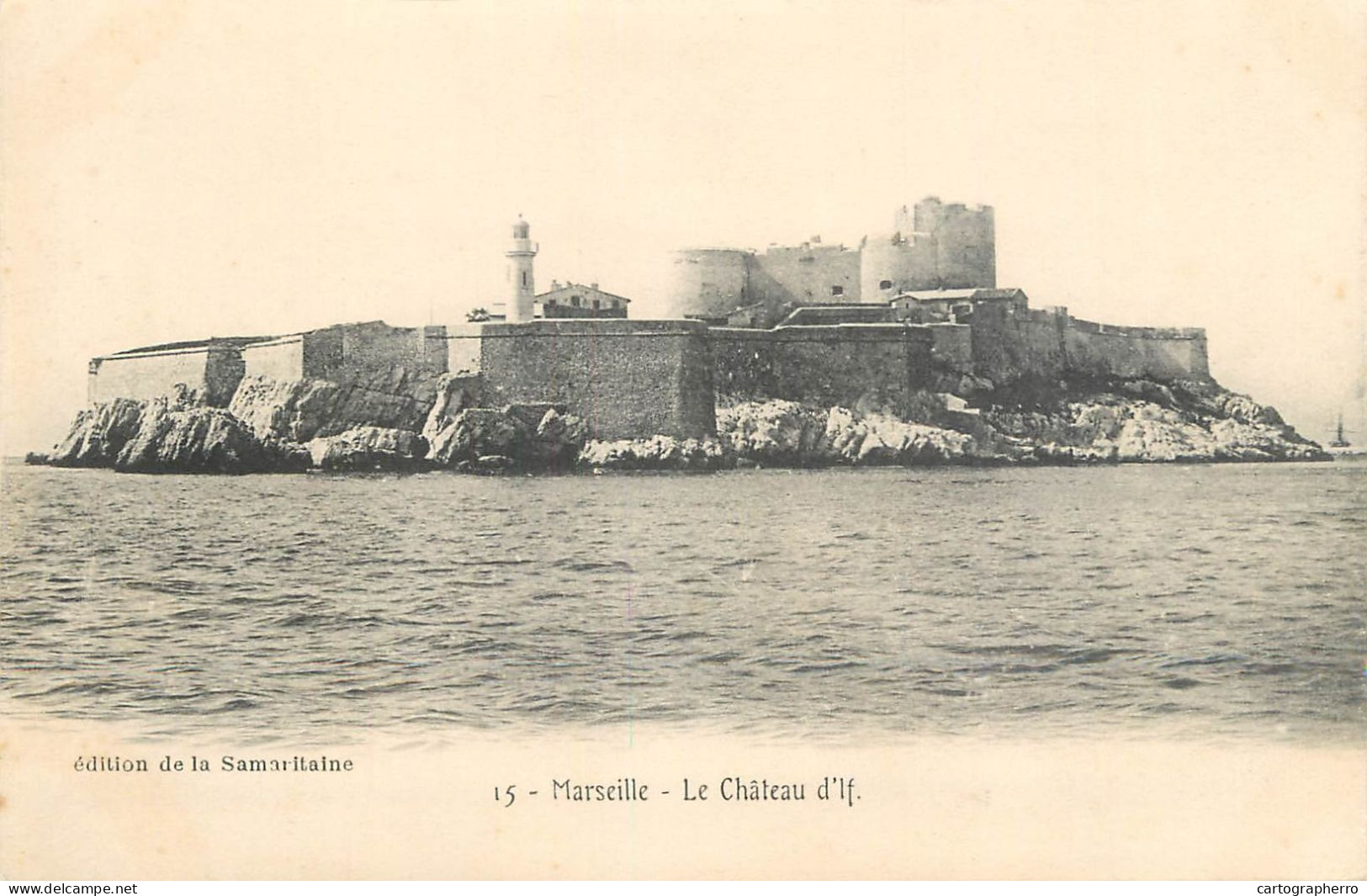 France Cpa Marseilles Château D'If - Castillo De If, Archipiélago De Frioul, Islas...