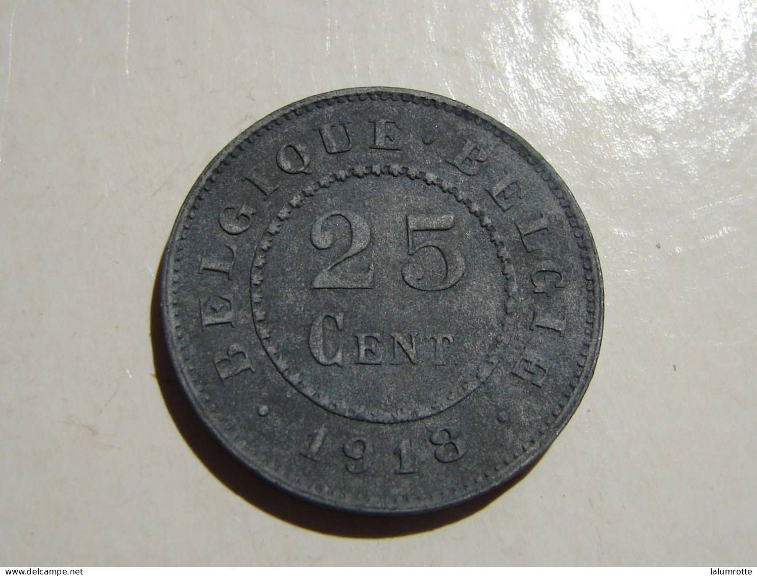 Monnaie. 2. 25 Centimes Zing 1918, Fr-Fl - 25 Centimes