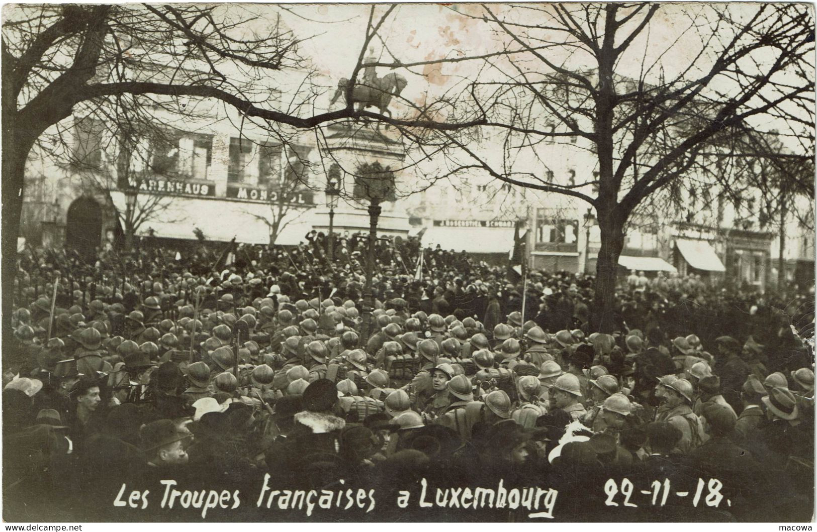 Luxembourg Ville  Les Troupes Françaises 1918 - Luxembourg - Ville