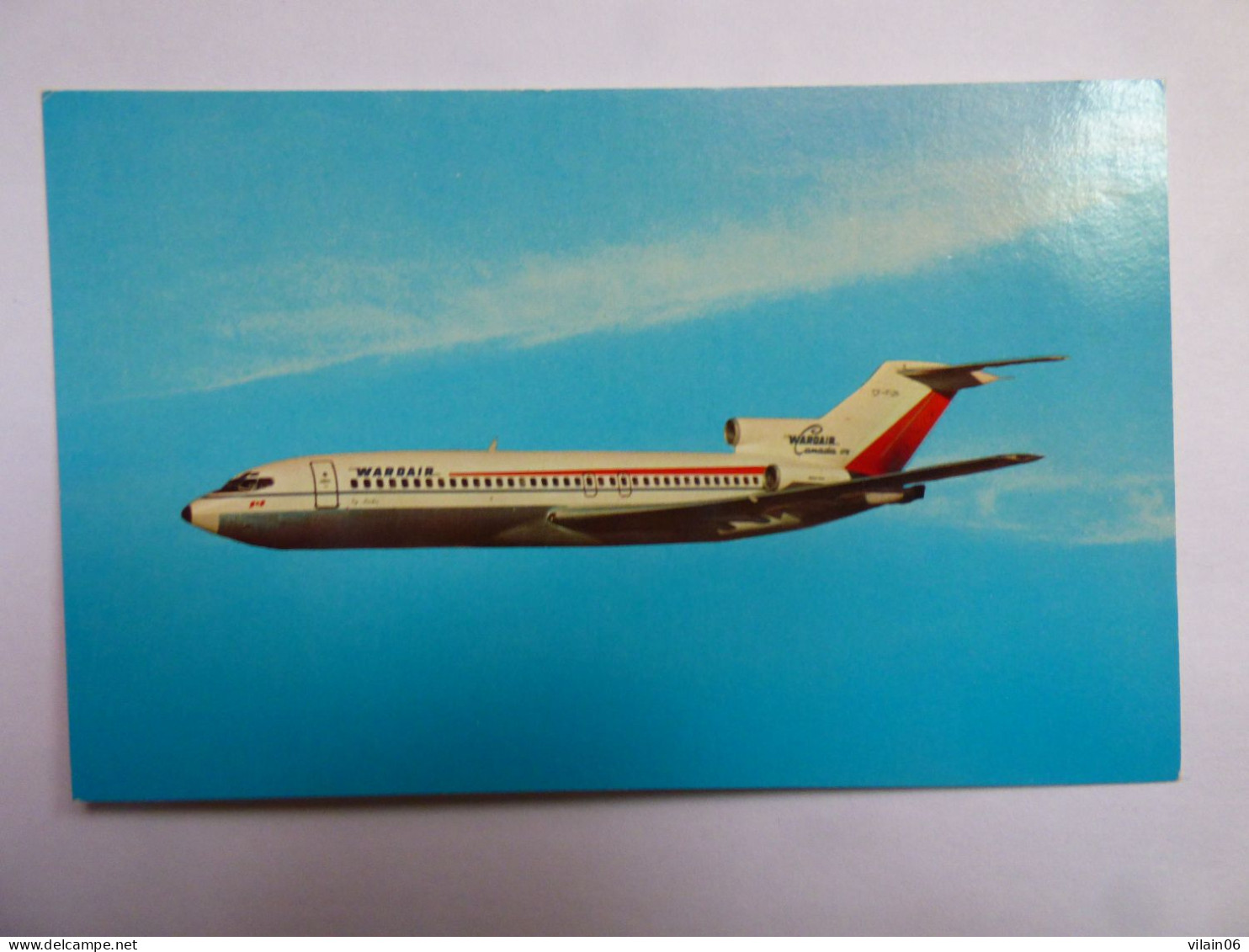 WARDAIR CANADA  B 727   /   AIRLINE ISSUE / CARTE COMPAGNIE - 1946-....: Modern Era