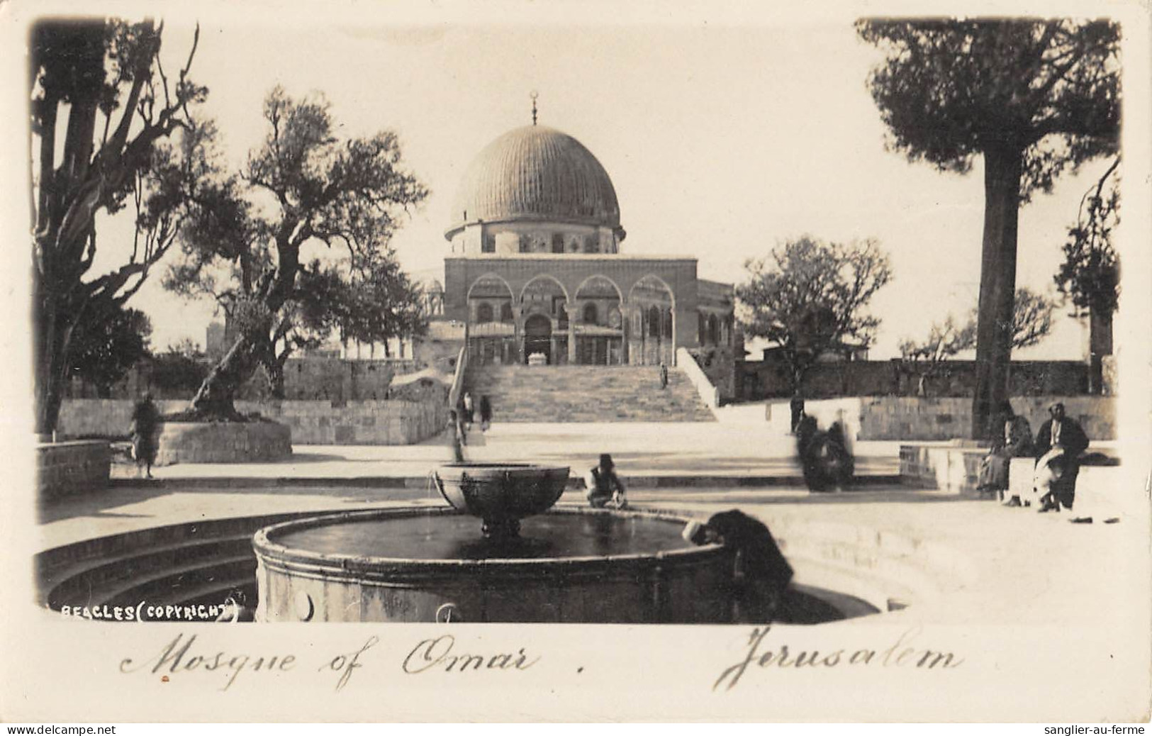 CPA / ISRAEL / JERUSALEM / CARTE PHOTO / MOSQUE OF OMAR - Israele