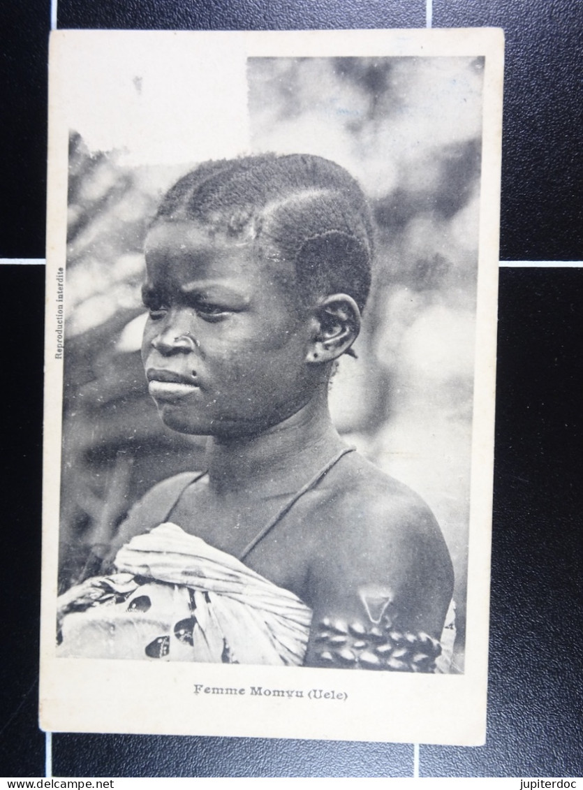 Femme Momvu (Uele) - Belgian Congo