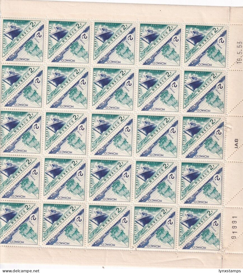 G018 Monaco Nice Part Sheets Stamps MNH - Autres & Non Classés