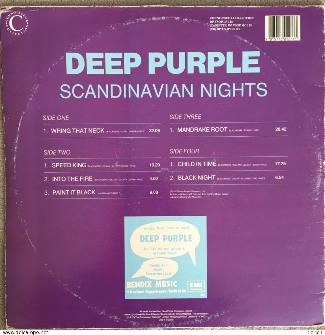 2LP Deep Purple – Scandinavian Nights (Live In Stockholm 1970) - Hard Rock & Metal