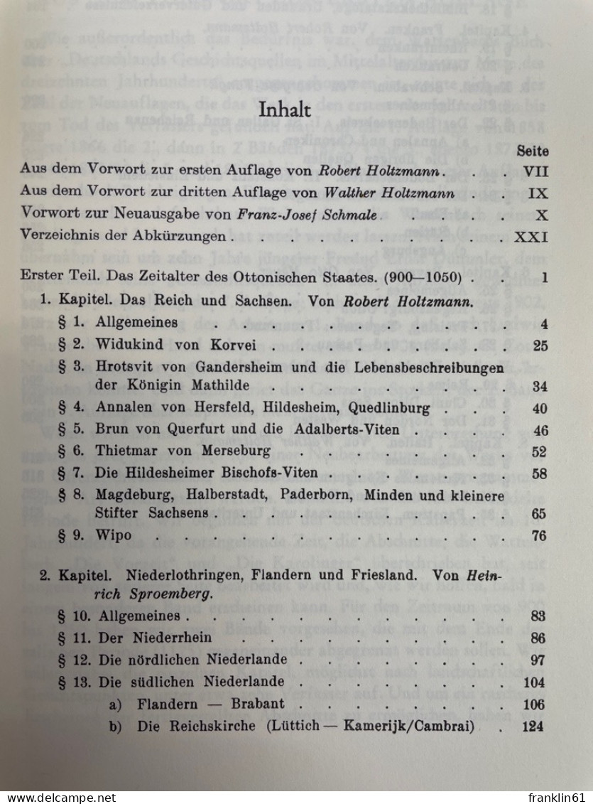 Deutschlands Geschichtsquellen Im Mittelalter. Die Zeit Der Sachsen Und Salier. Band 1 Bis 3 KOMPLETT. - 4. 1789-1914