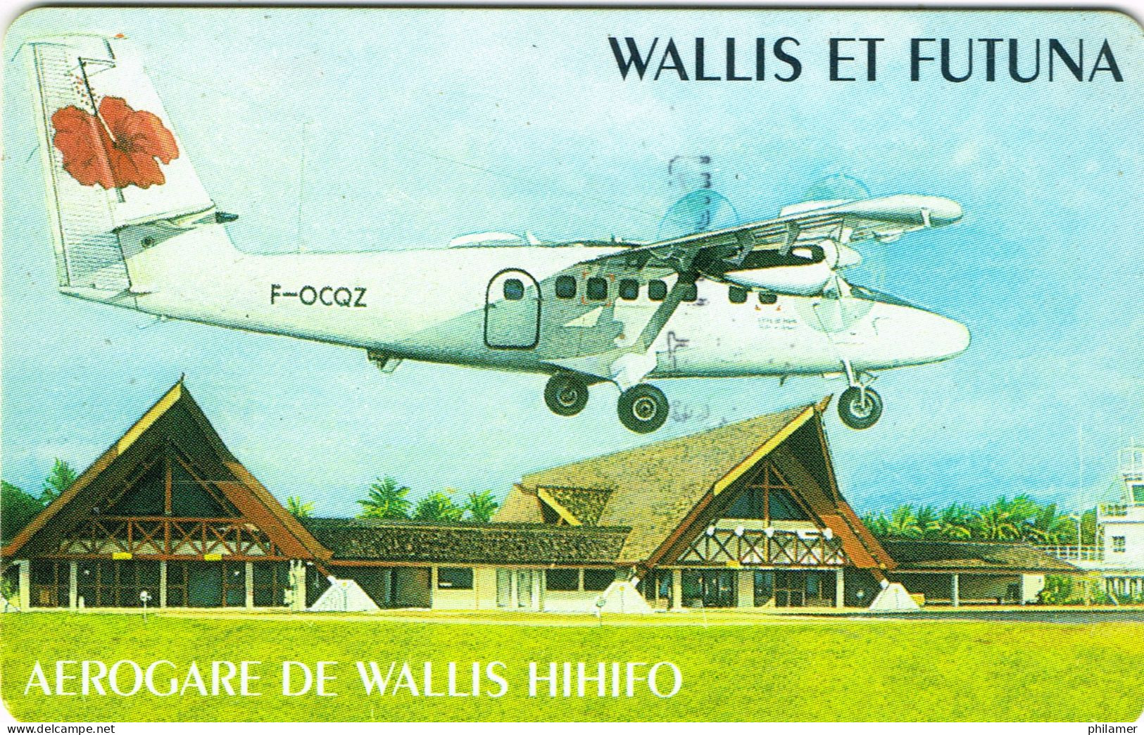 Wallis Futuna Uvea Mo Futuna Telecarte Phonecard WF15A Aircalin Aerogare Hihifo Pressense Avion Numerotee UT  BE - Wallis Und Futuna