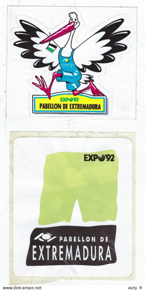 EXPO92 - Pabellon De Extremadura ESPANA - Autocollants
