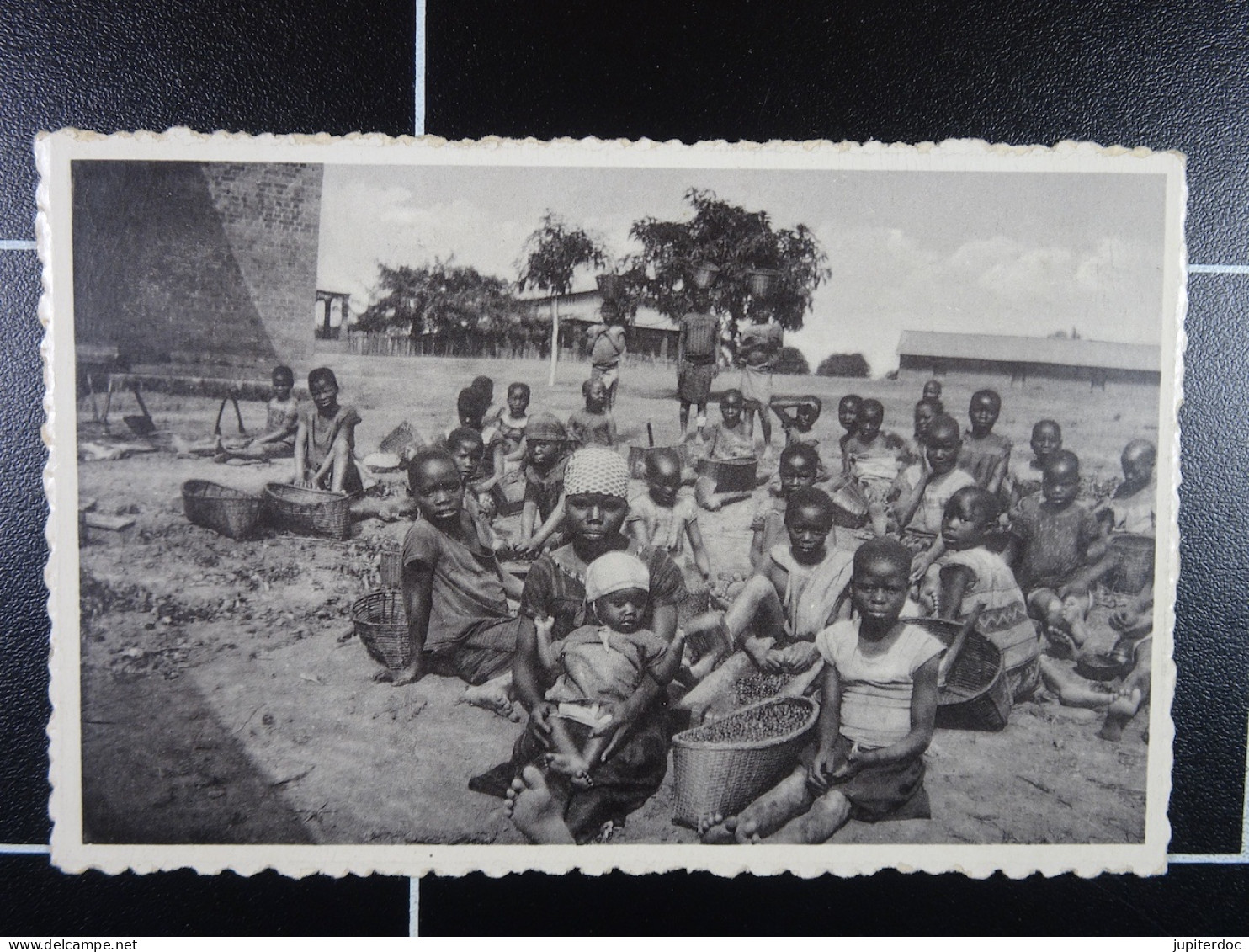 Mission Des Filles De Marie De Pesches Mangembo Récolte Du Café - Congo Belga