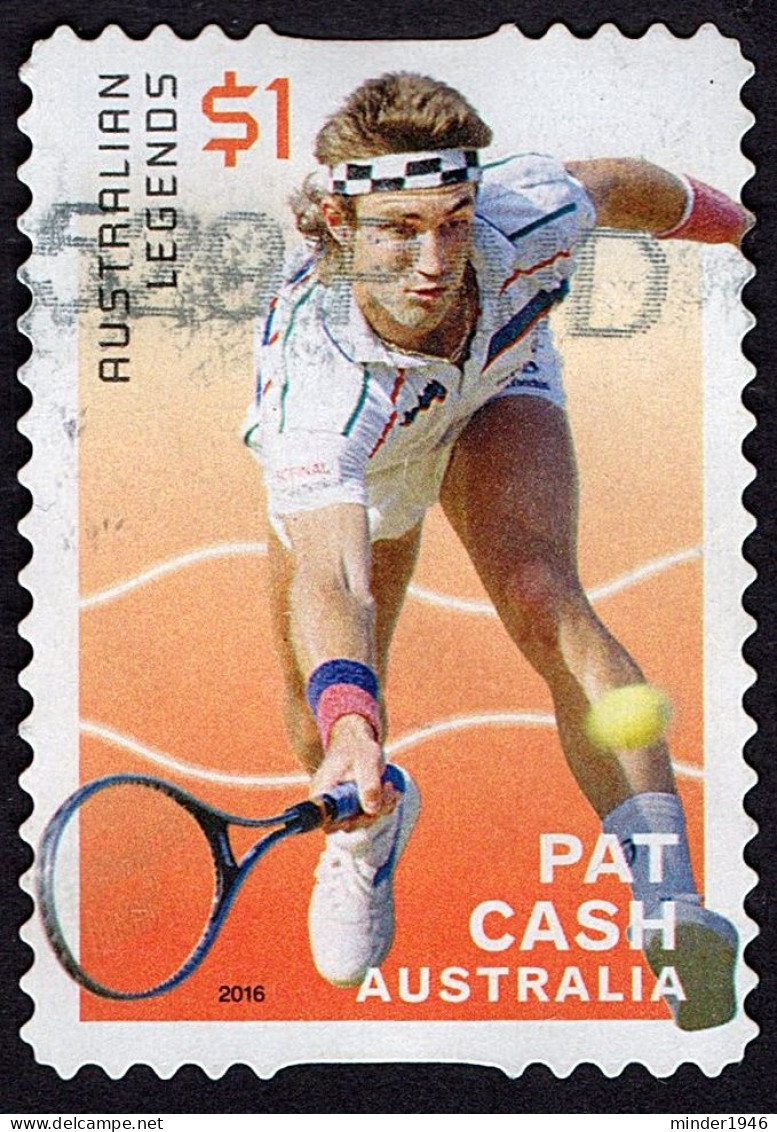 AUSTRALIA 2016 $1 Multicoloured, Legends Of Tennis - Pat Cash Self Adhesive  FU - Usados