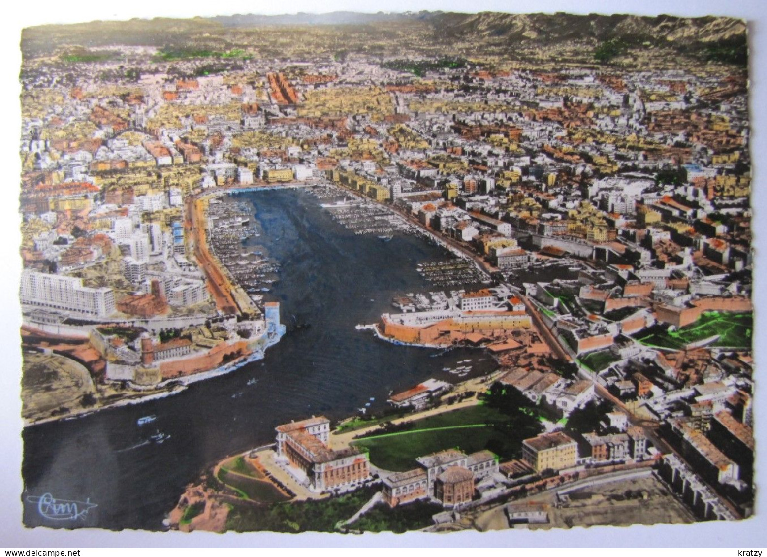FRANCE - BOUCHES-DU-RHÔNE - MARSEILLE - Le Vieux Port Et La Ville - Vecchio Porto (Vieux-Port), Saint Victor, Le Panier