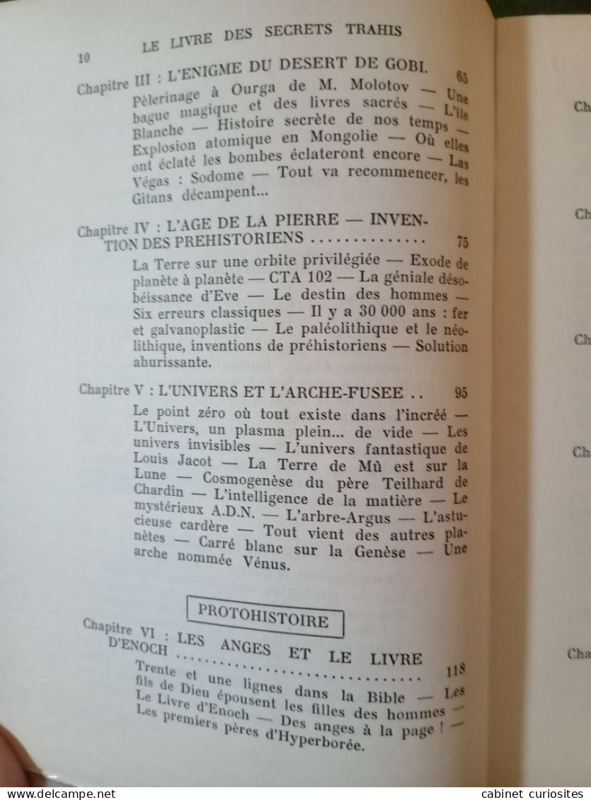 Le Livre Des Secrets Trahis - Robert Charroux - D'après Des Documents Antérieurs à La Bible - Robert Laffont - Esotérisme