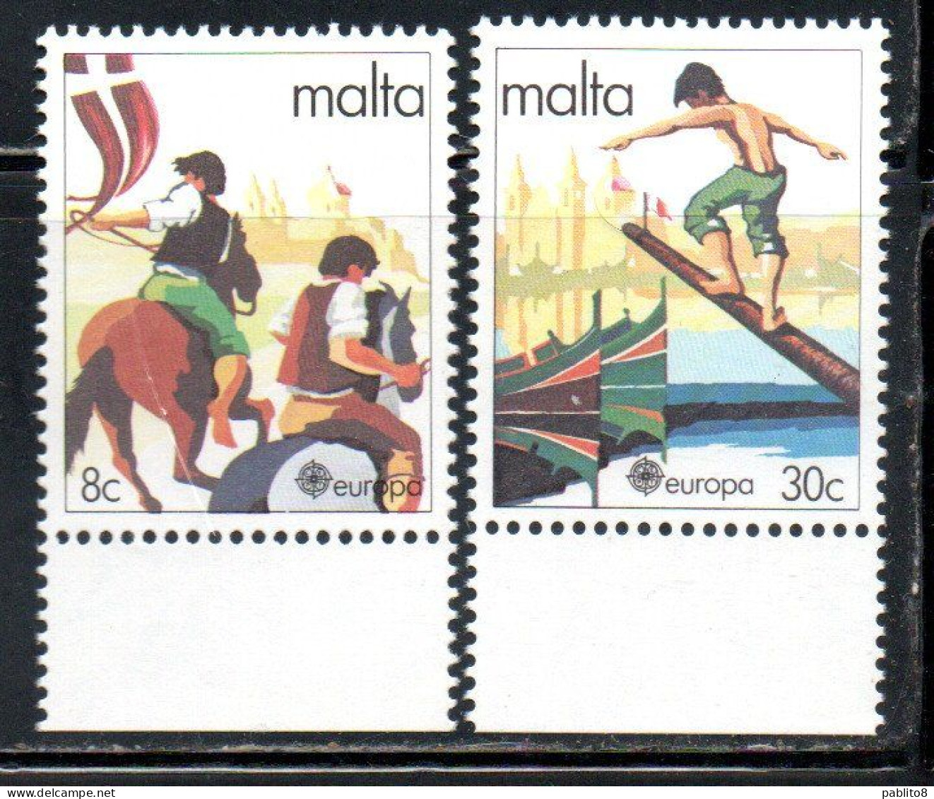 MALTA 1981 EUROPA CEPT UNITA COMPLETE SET SERIE COMPLETA MNH - Malte