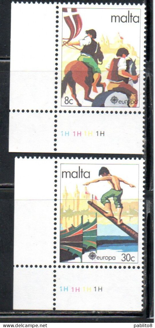 MALTA 1981 EUROPA CEPT UNITA COMPLETE SET SERIE COMPLETA MNH - Malte