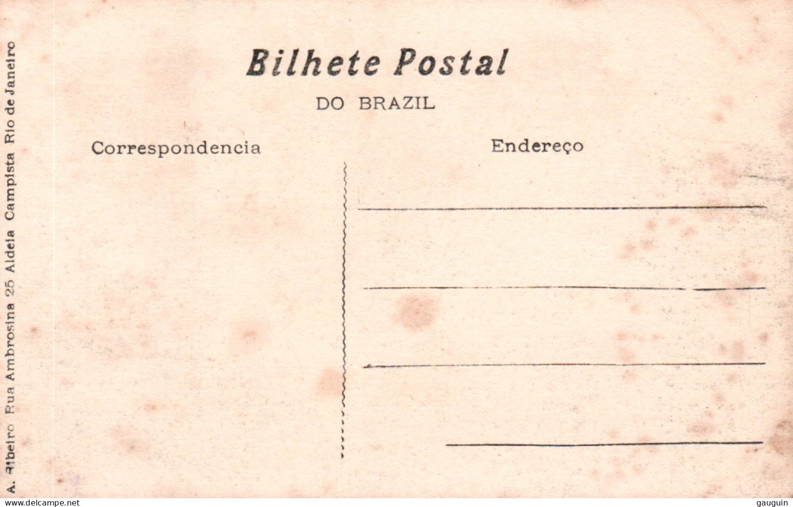 CPA - RIO De JANEIRO - Copacabana - Edition A.Ribeiro - Rio De Janeiro