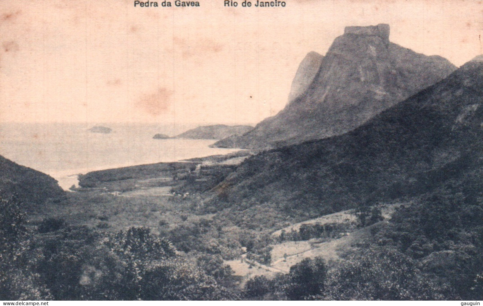 CPA - RIO De JANEIRO - Pedra Da Gavea - Edition A.Ribeiro - Rio De Janeiro