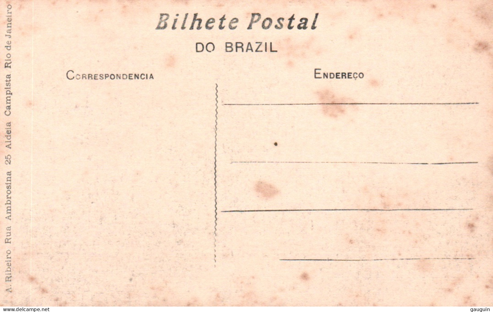CPA - RIO De JANEIRO - Pedra Da Gavea - Edition A.Ribeiro - Rio De Janeiro