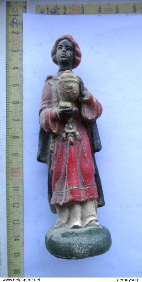 0404 22 - LADE 28 - Beeldje Van  Balthasar Een Der Drie Koningen - Statue De Balthasar, L'un Des Trois Rois - Religión & Esoterismo