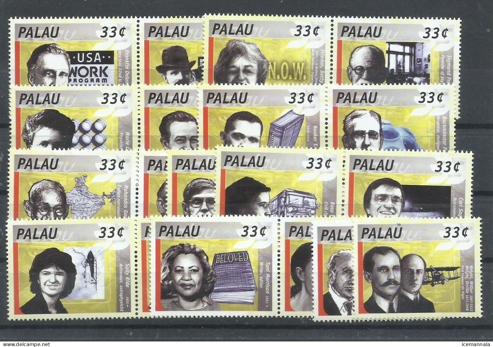 PALAU   YVERT  1454/73   MNH  ** - Palau