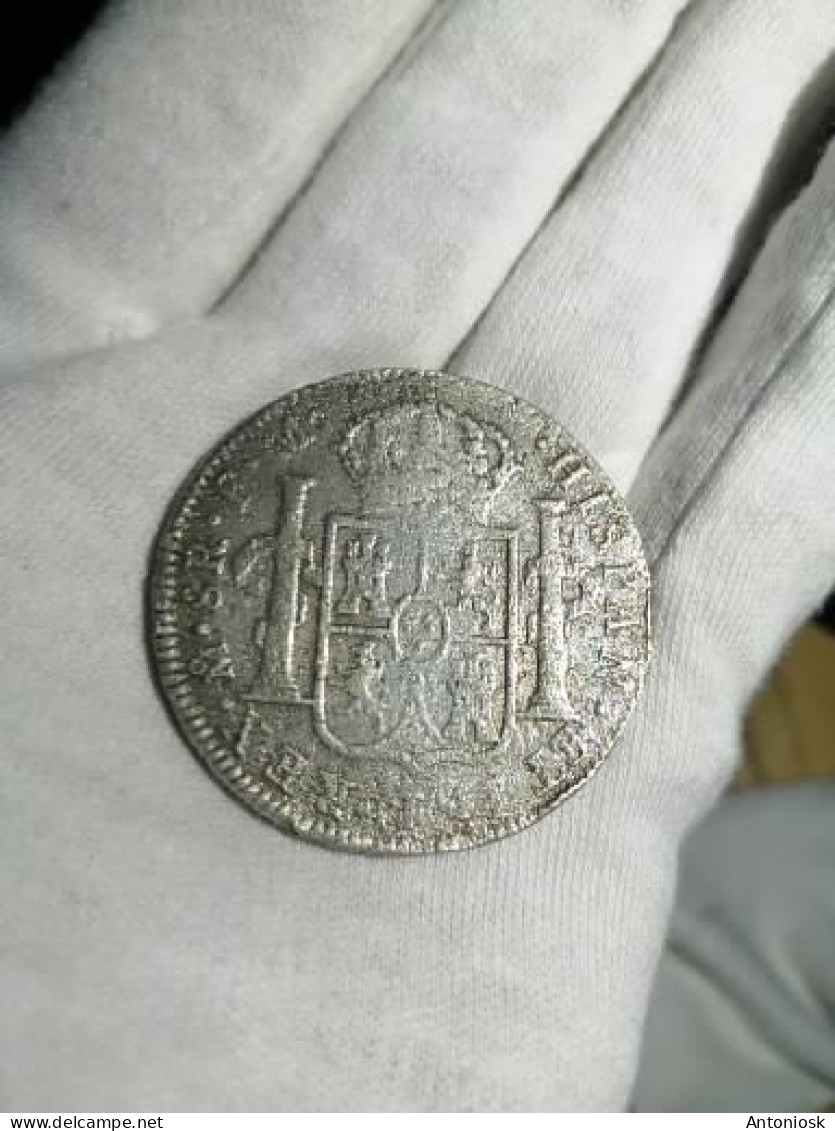 8 Reales Mexico 1790 Charles IV - Mexiko