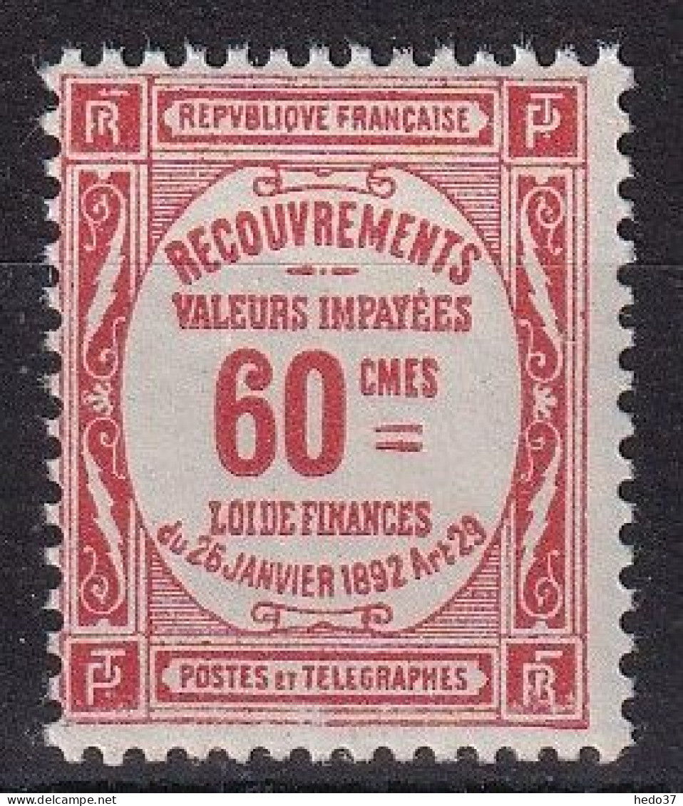 France Taxe N°48 - Neuf ** Sans Charnière - TB - 1859-1959 Mint/hinged