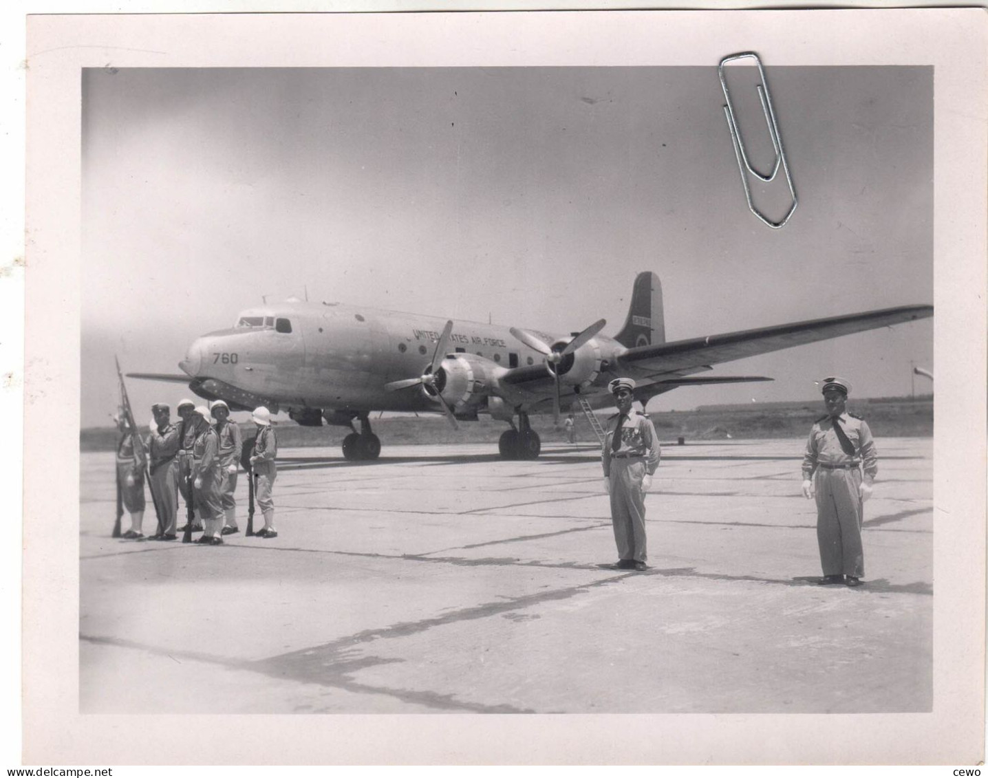 PHOTO AVIATION  AVION DOUGLAS DC4 A CASABLANCA - Aviation