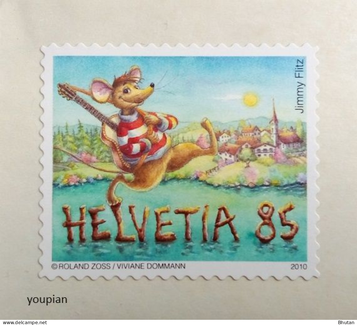 Switzerland 2010, Jimmy Flitz, MNH Single Stamp - Neufs